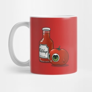 Tomato & Ketchup BFFs Mug